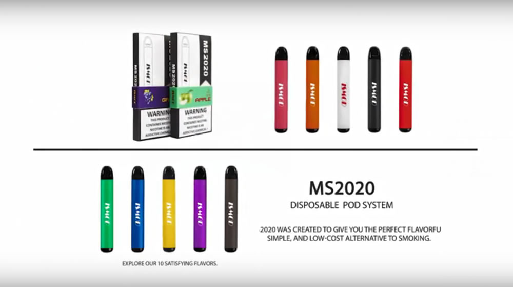 使い捨てのベイプポッドYun Xi ms2020、10個のe液体フレーバー